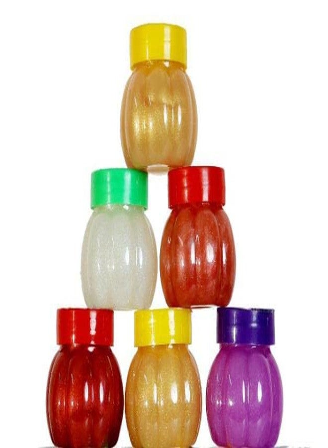 Atipriya Set of 6 Pcs Watermelon Metallic Clay Soft Slime Jelly Soft & Squishy Stress Relief Party Favor Toy for Kids, Pack of 6 Multicolor - Image 3